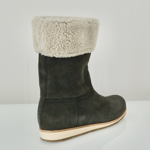 NIB PRADA SUEDE SHEARLING LINED BOOTS - Picture 3 of 6